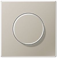 Лицевая панель Jung LS990 metal для светорегулятора поворотного сталь картинка